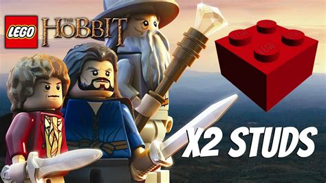 x2 studs location lego lotr